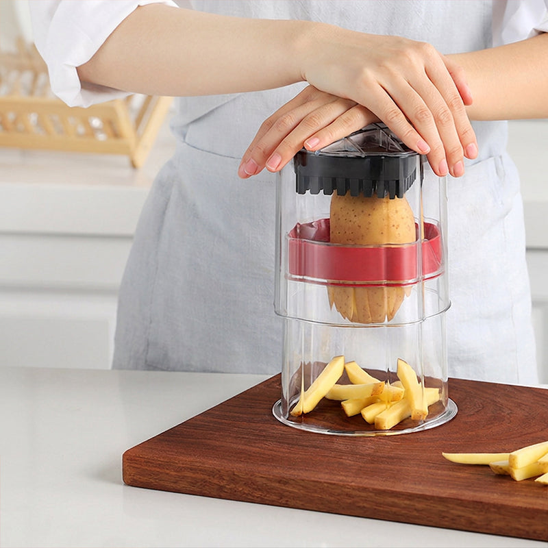 🥒 50% OFF ！⚡ Multi-functional Vegetable & Fruit Chopper – Chops, Dices & Slices in Seconds! | 5 Blades + Easy Clean Design 🍅🥔